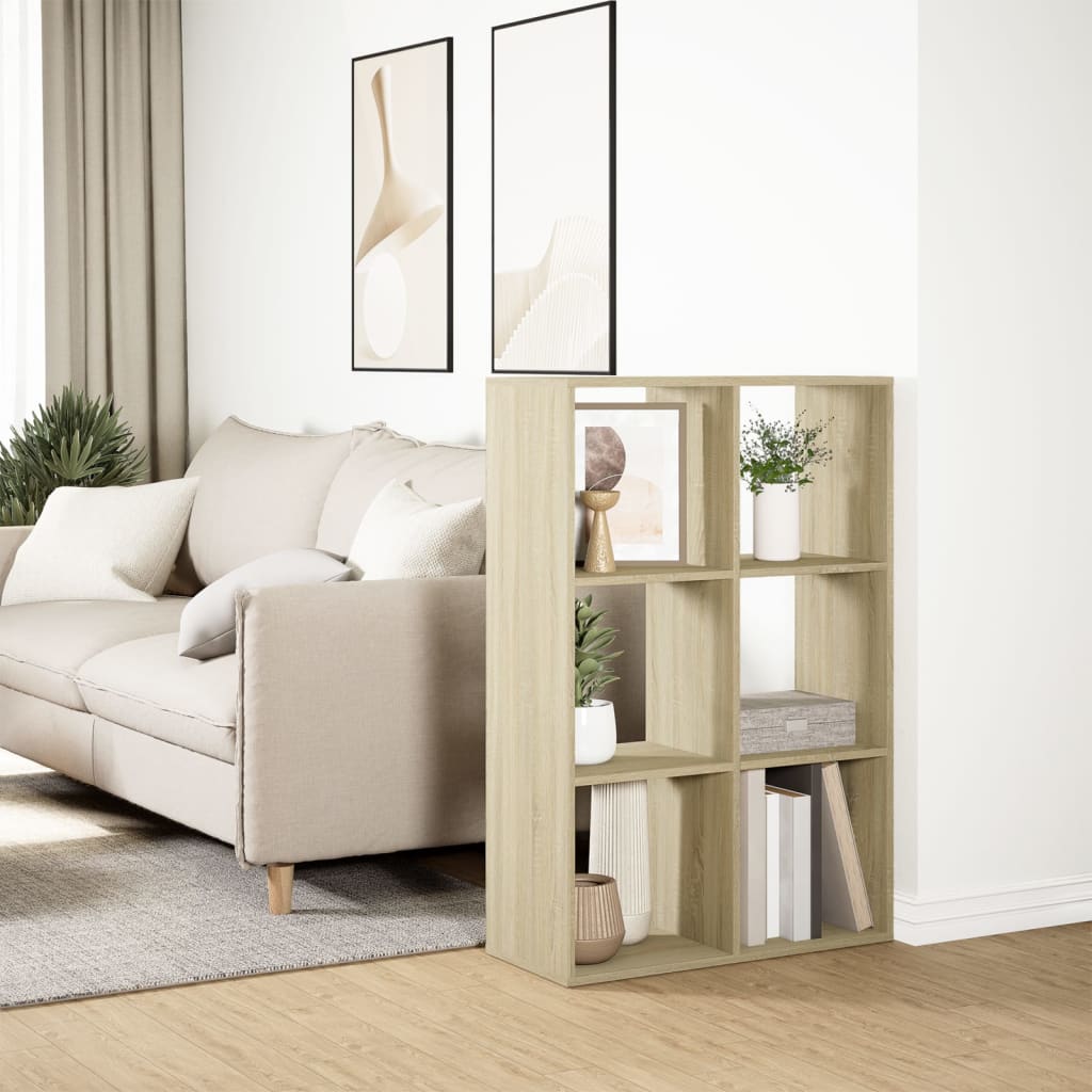 Étagère séparatrice de pièce chêne sonoma 69,5x29x103,5 cm - XIOS