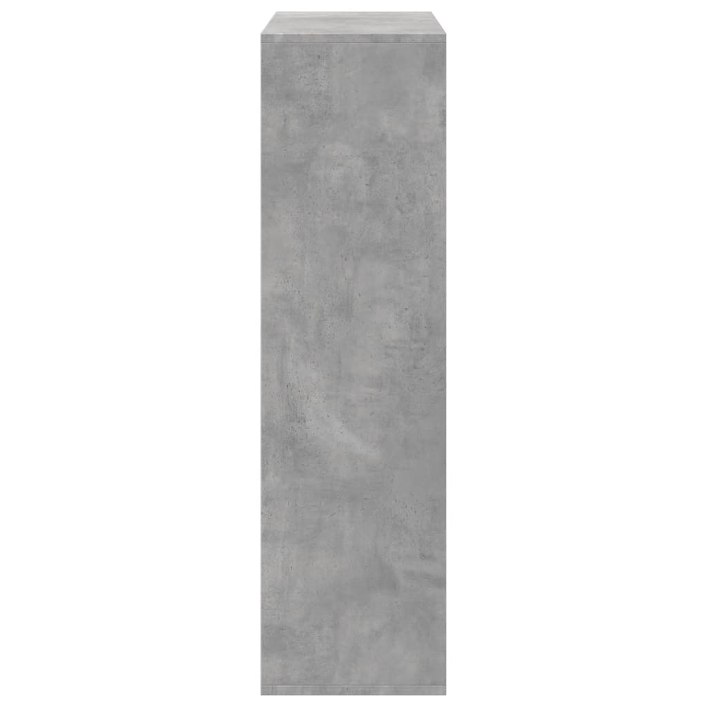 Étagère séparatrice de pièce gris béton 69,5x29x103,5 cm - XIOS