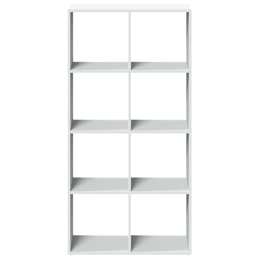 Bibliothèque séparateur de pièce Blanc 69,5 x 29 x 137,5 cm Bois d'ingénierie - XIOS