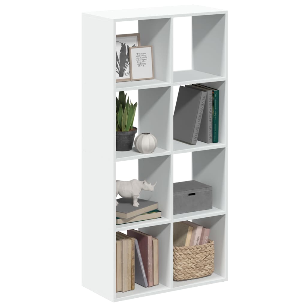 Bibliothèque séparateur de pièce Blanc 69,5 x 29 x 137,5 cm Bois d'ingénierie - XIOS