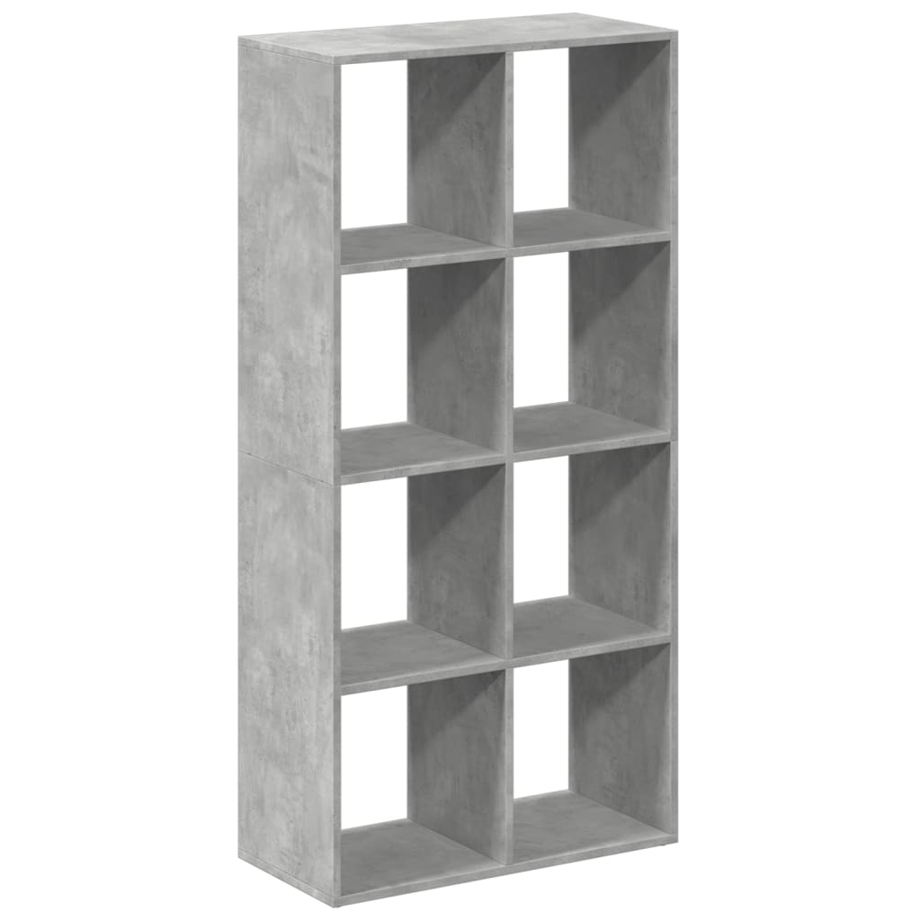 Étagère séparatrice de pièce gris béton 69,5x29x137,5 cm - XIOS