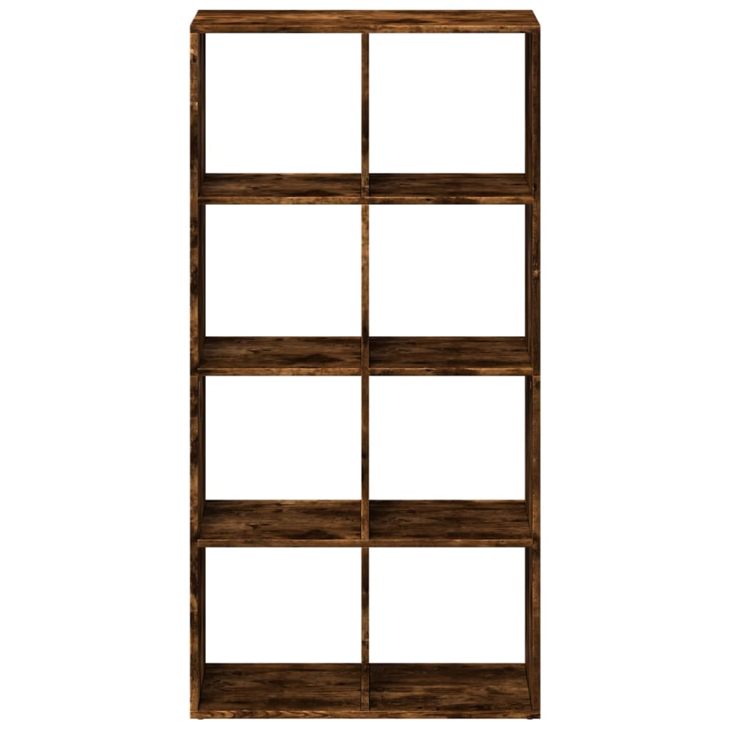 Étagère séparatrice de pièce chêne fumé 69,5x29x137,5 cm - XIOS