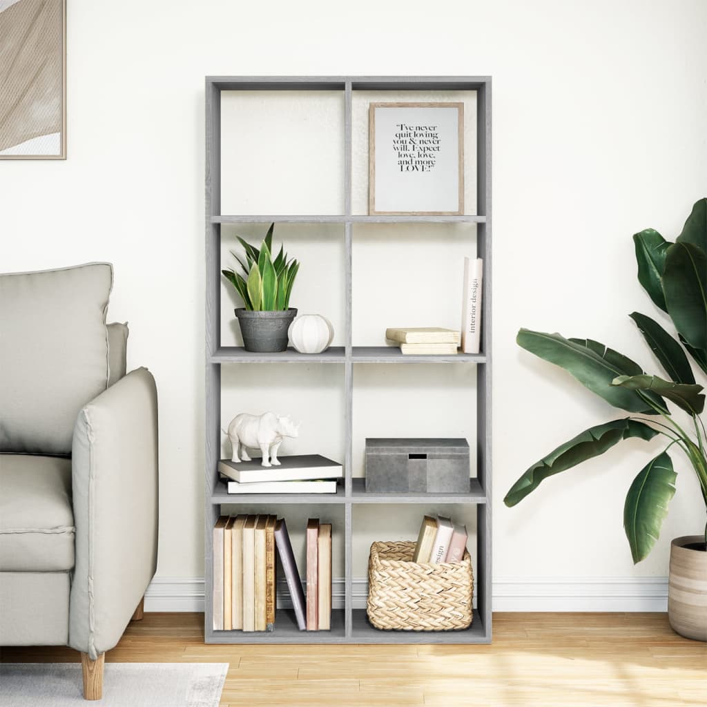 Étagère séparatrice de pièce sonoma gris 69,5x29x137,5 cm - XIOS