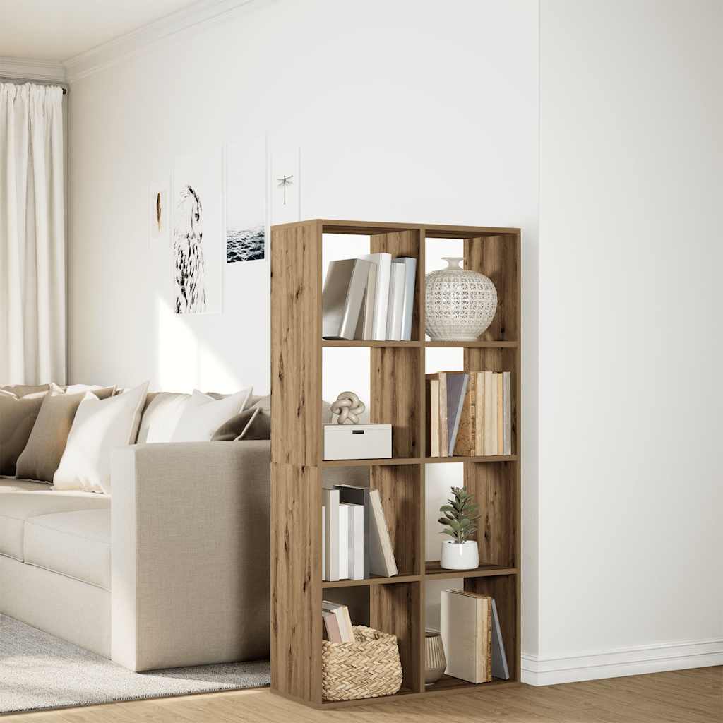 Étagère séparatrice de pièce chêne artisanal 69,5x29x137,5 cm - XIOS