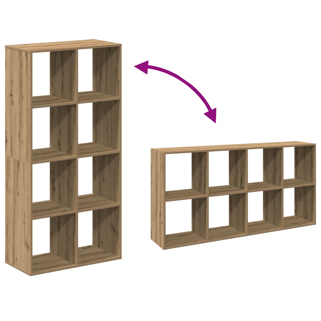 Étagère séparatrice de pièce chêne artisanal 69,5x29x137,5 cm - XIOS