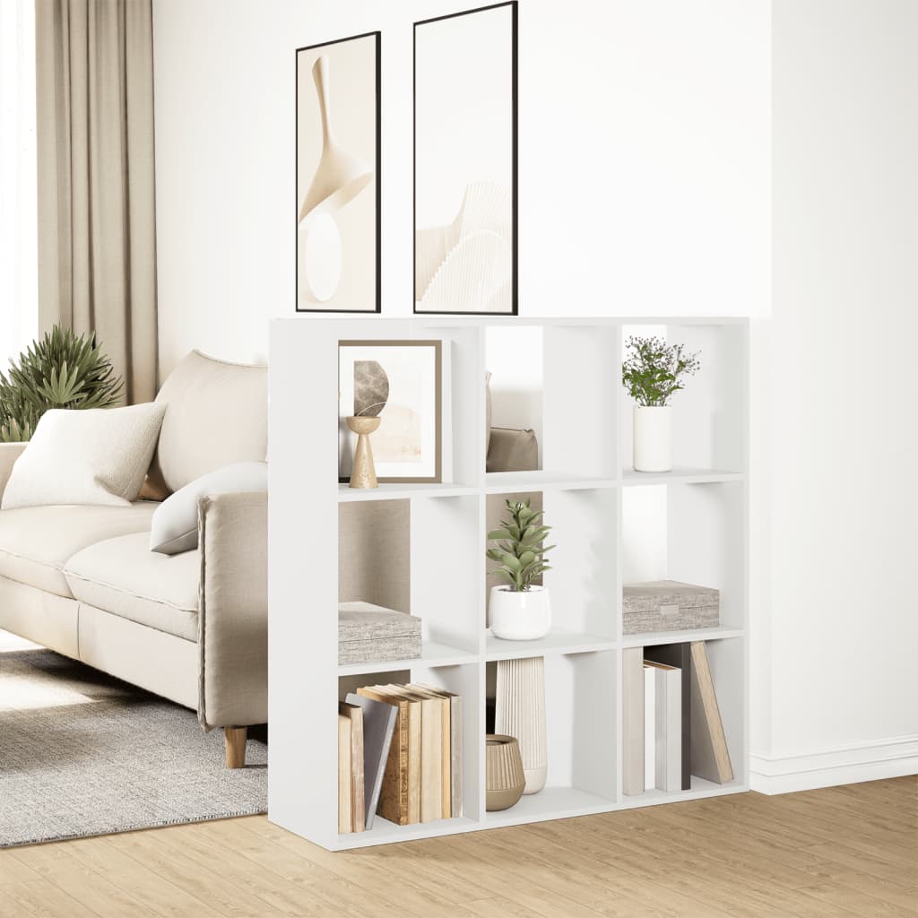 Étagère séparatrice de pièce blanc 102x29x103,5 cm - XIOS