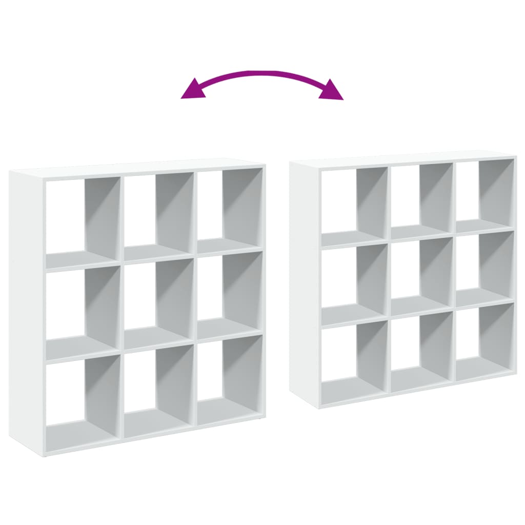 Étagère séparatrice de pièce blanc 102x29x103,5 cm - XIOS