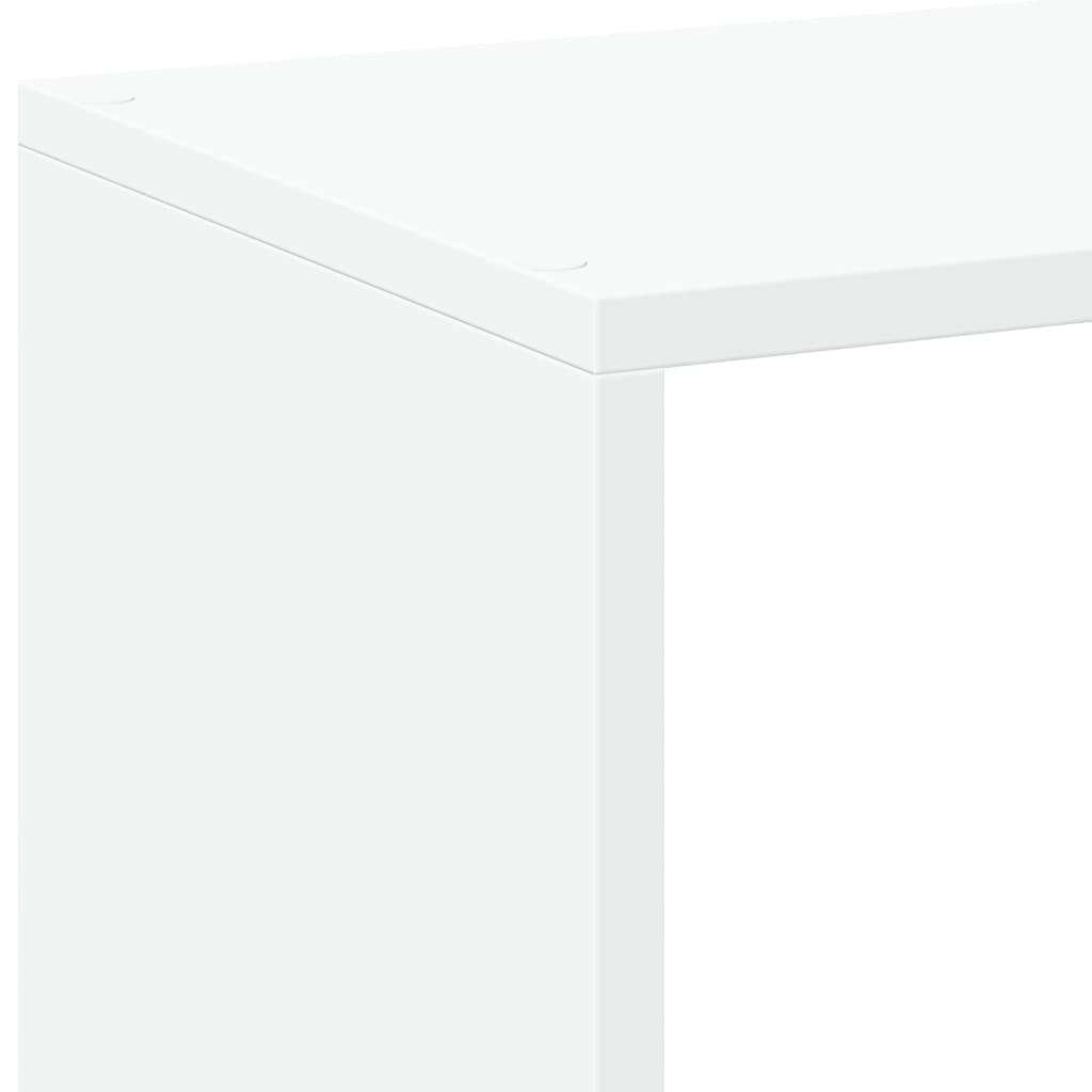 Étagère séparatrice de pièce blanc 102x29x103,5 cm