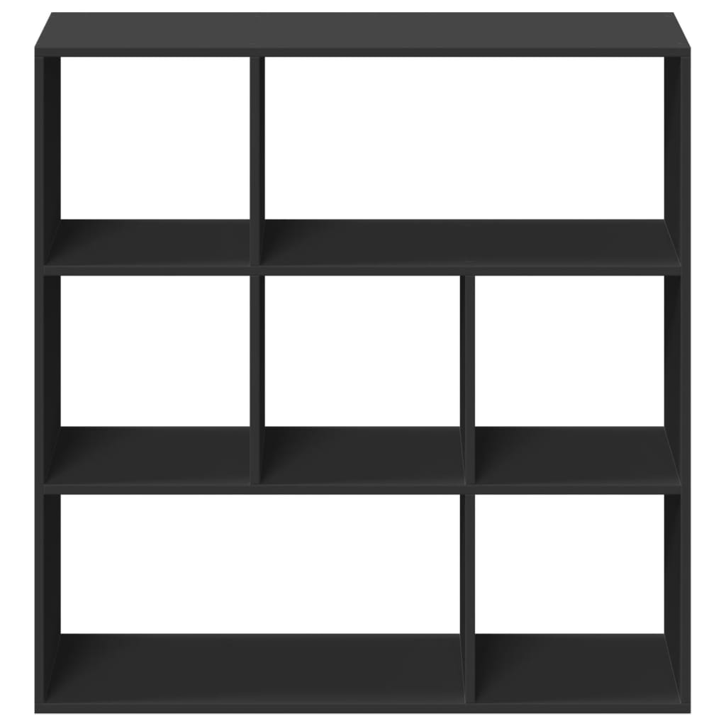 Étagère séparatrice de pièce noir 102x29x103,5 cm - XIOS