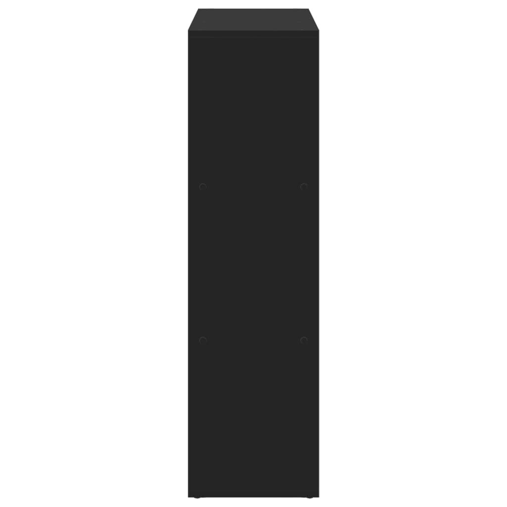 Étagère séparatrice de pièce noir 102x29x103,5 cm - XIOS