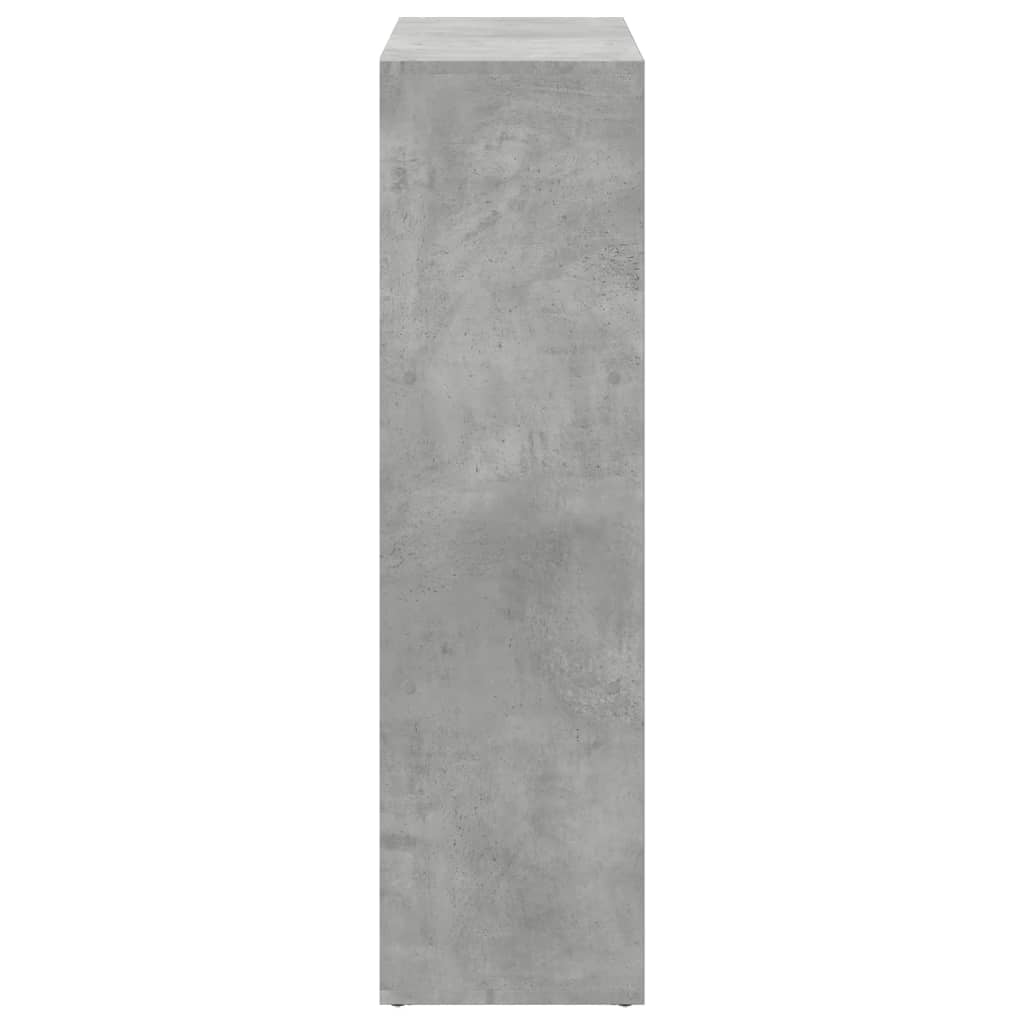 Étagère séparatrice de pièce gris béton 102x29x103,5 cm - XIOS