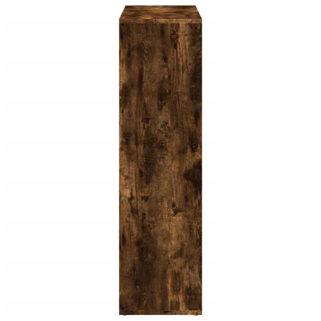 Étagère séparatrice de pièce chêne fumé 102x29x103,5 cm - XIOS