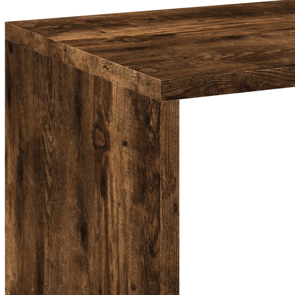 Étagère séparatrice de pièce chêne fumé 102x29x103,5 cm - XIOS