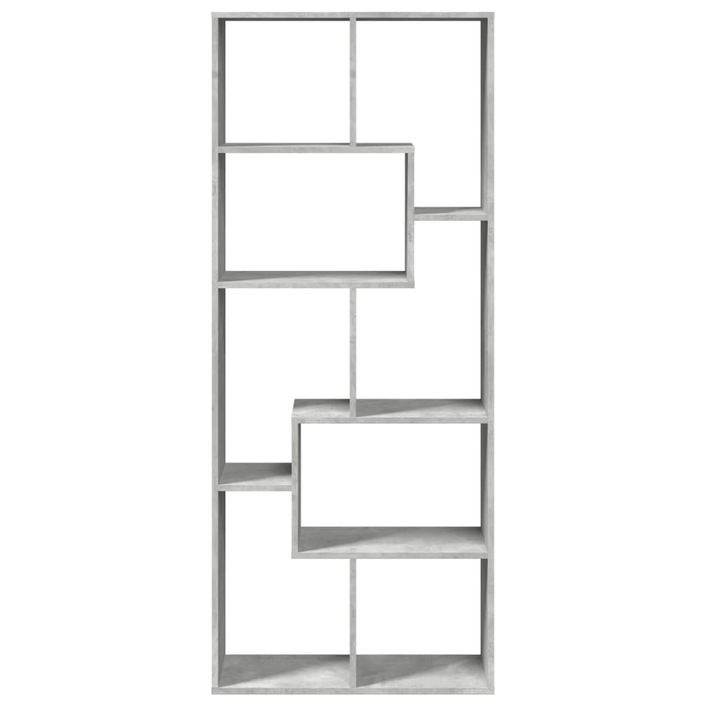 Étagère séparatrice de pièce gris béton 67x25x161,5 cm - XIOS