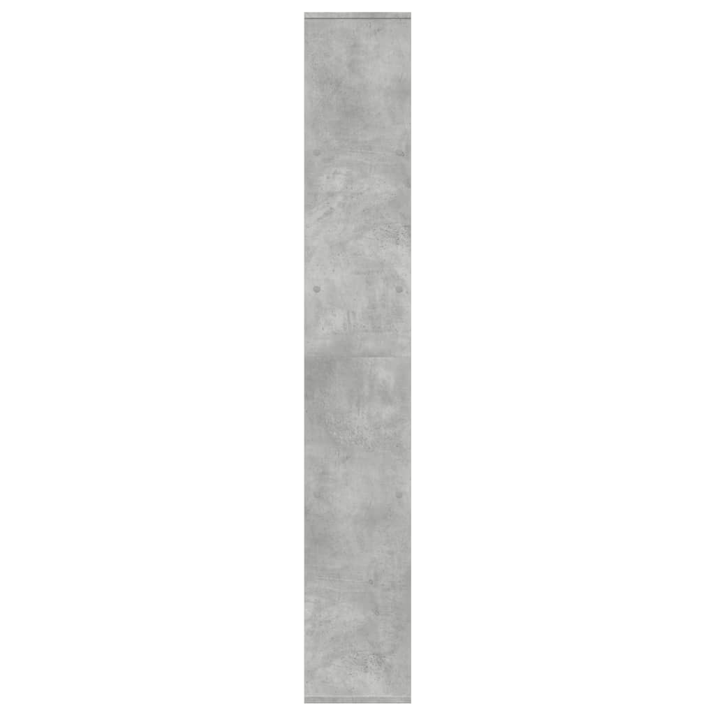 Étagère séparatrice de pièce gris béton 67x25x161,5 cm - XIOS