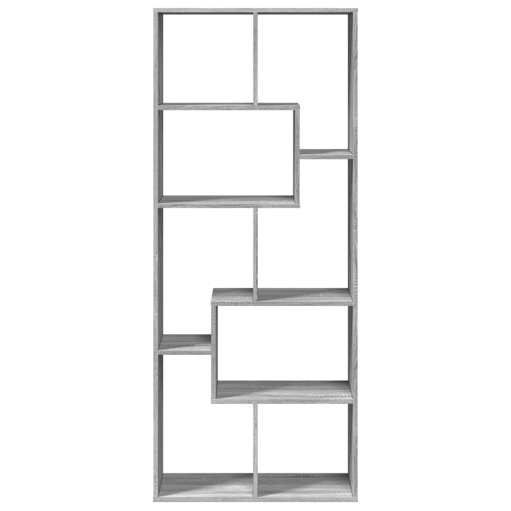 Étagère séparatrice de pièce sonoma gris 67x25x161,5 cm - XIOS