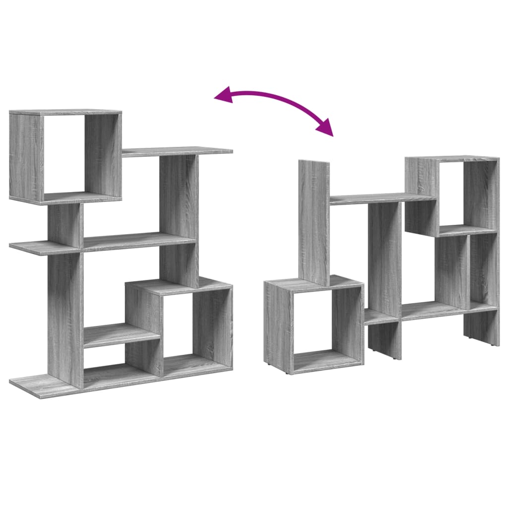 Étagère séparatrice de pièce sonoma gris 92x29x112 cm - XIOS