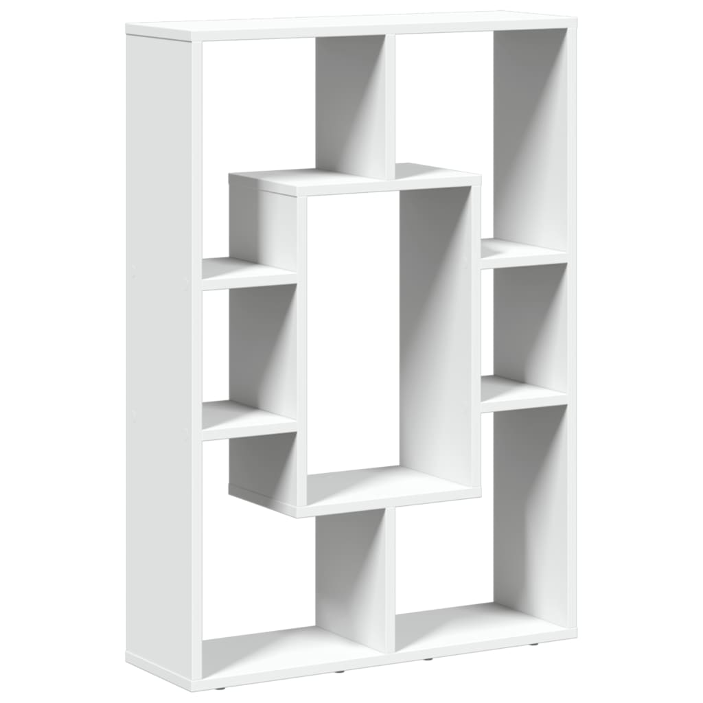 Bibliothèque Blanc 63x20x90 cm Bois d'ingénierie