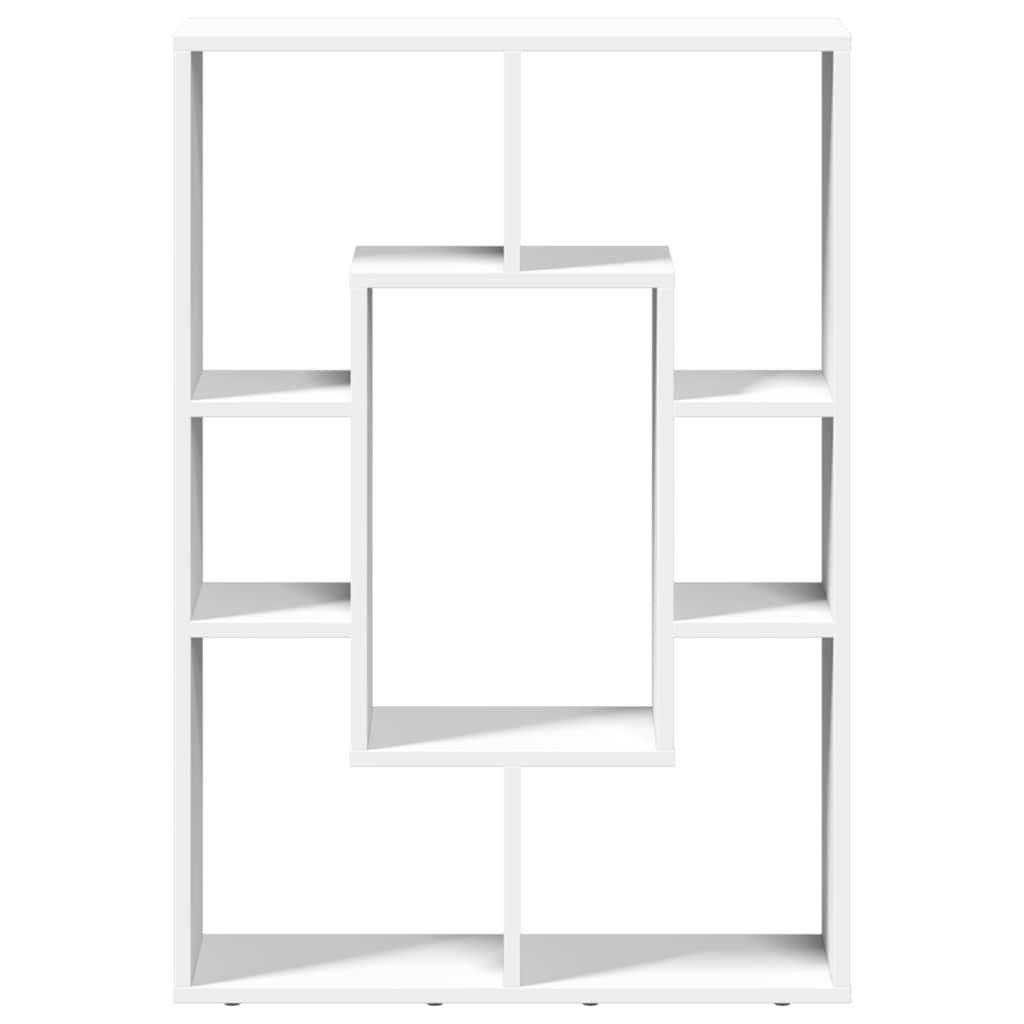 Bibliothèque Blanc 63x20x90 cm Bois d'ingénierie