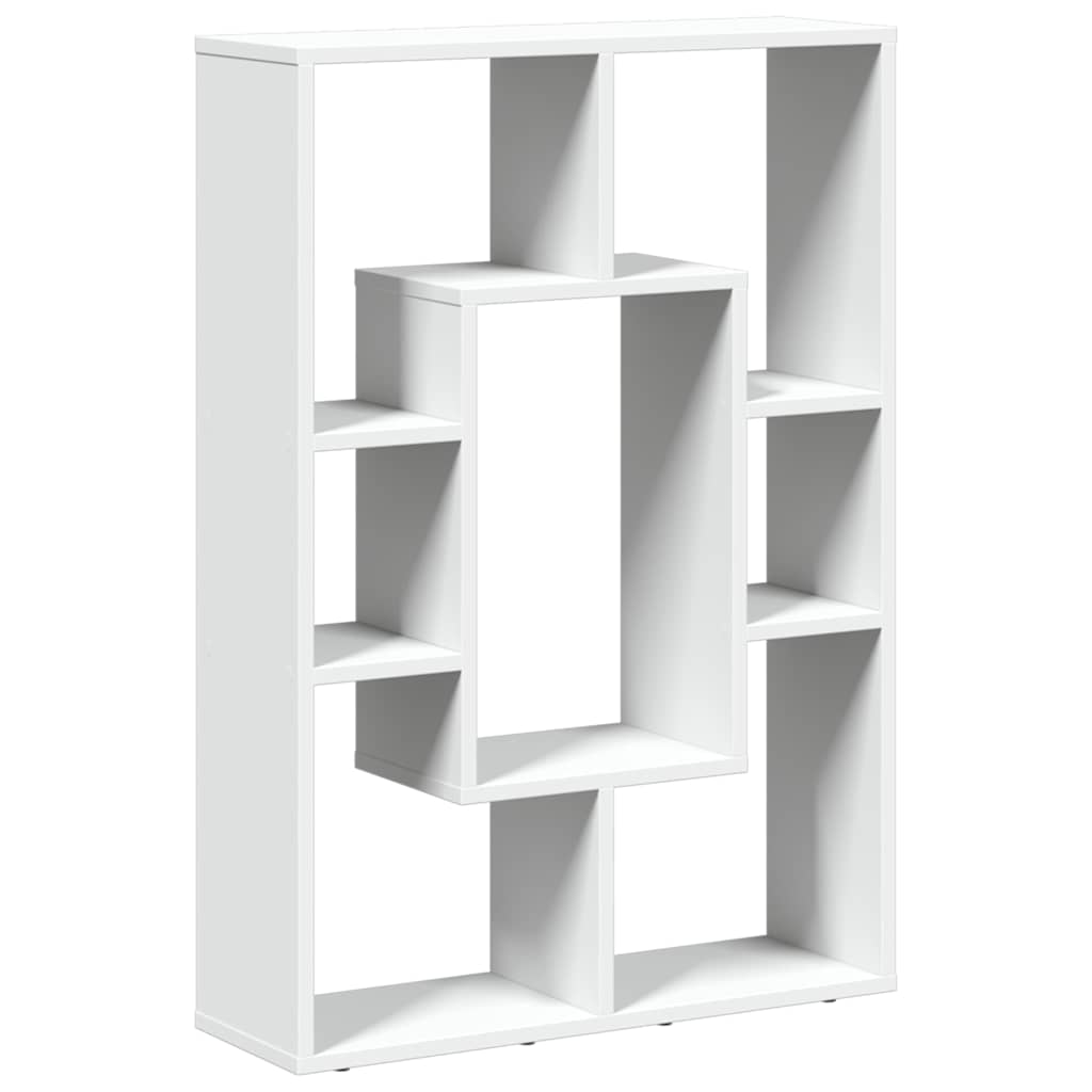 Bibliothèque Blanc 63x20x90 cm Bois d'ingénierie