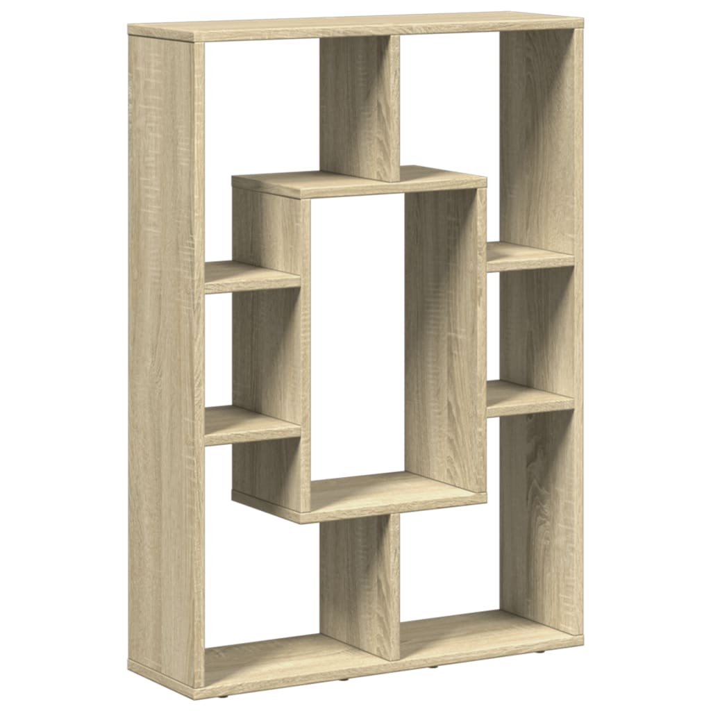 Bibliothèque chêne sonoma 63x20x90 cm bois d'ingénierie - XIOS