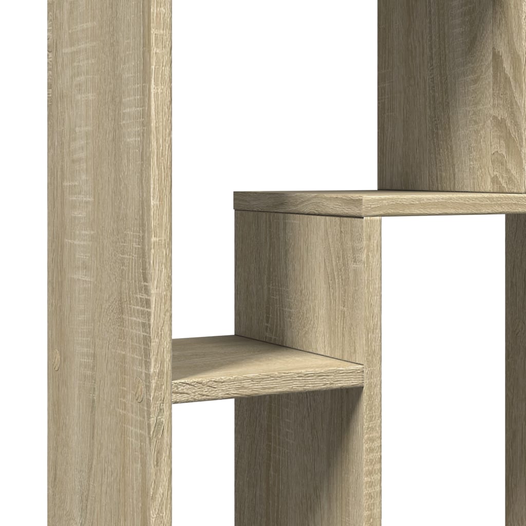 Bibliothèque chêne sonoma 63x20x90 cm bois d'ingénierie - XIOS