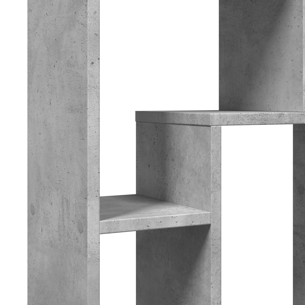 Bibliothèque gris béton 63x20x90 cm bois d'ingénierie - XIOS