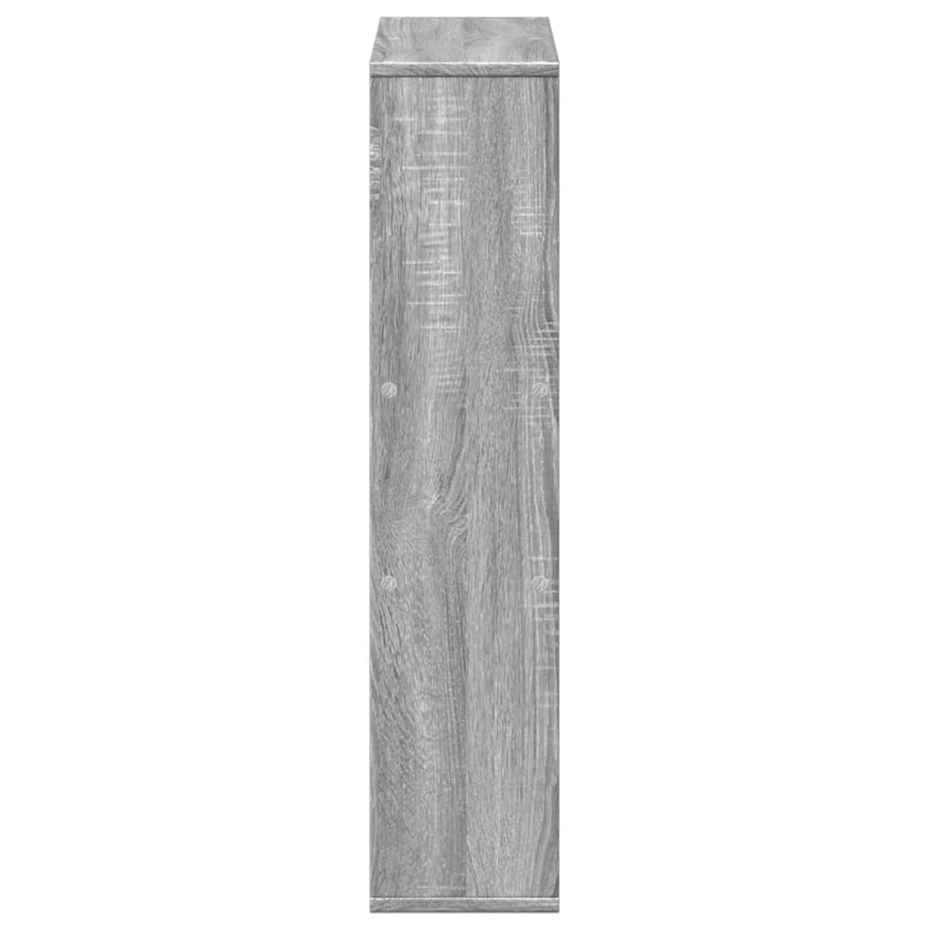 Bibliothèque sonoma gris 63x20x90 cm bois d'ingénierie - XIOS