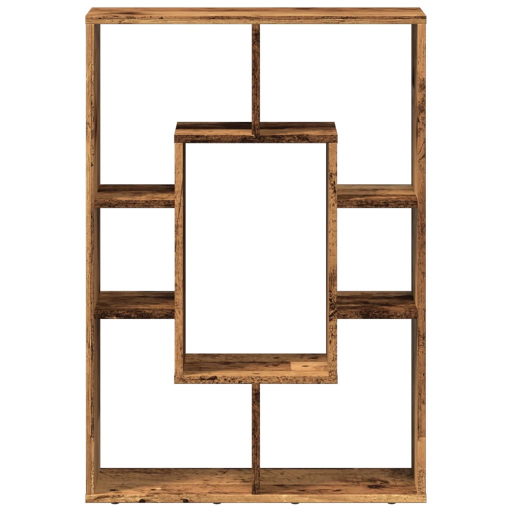 Bibliothèque vieux bois 63x20x90 cm bois d'ingénierie - XIOS