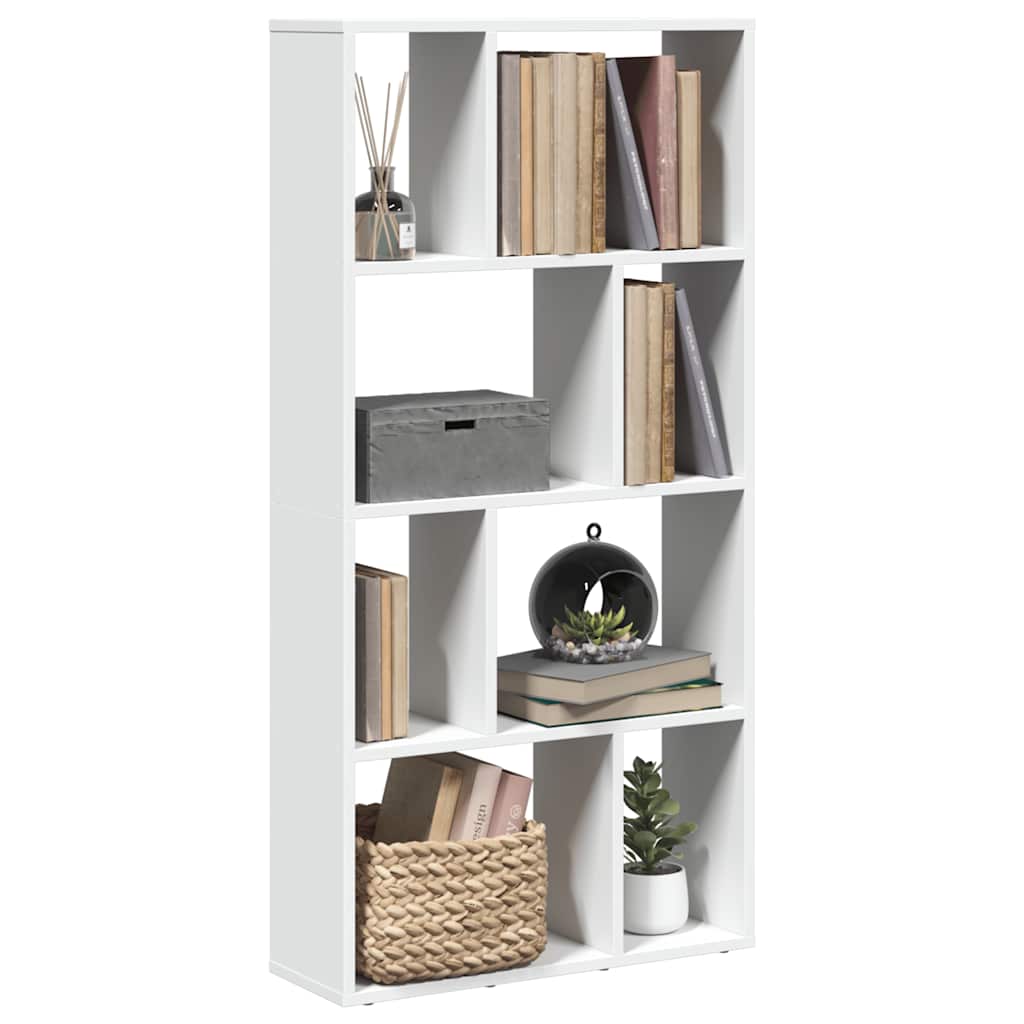 Bibliothèque Blanc 60x20x120,5 cm Bois d'ingénierie - XIOS