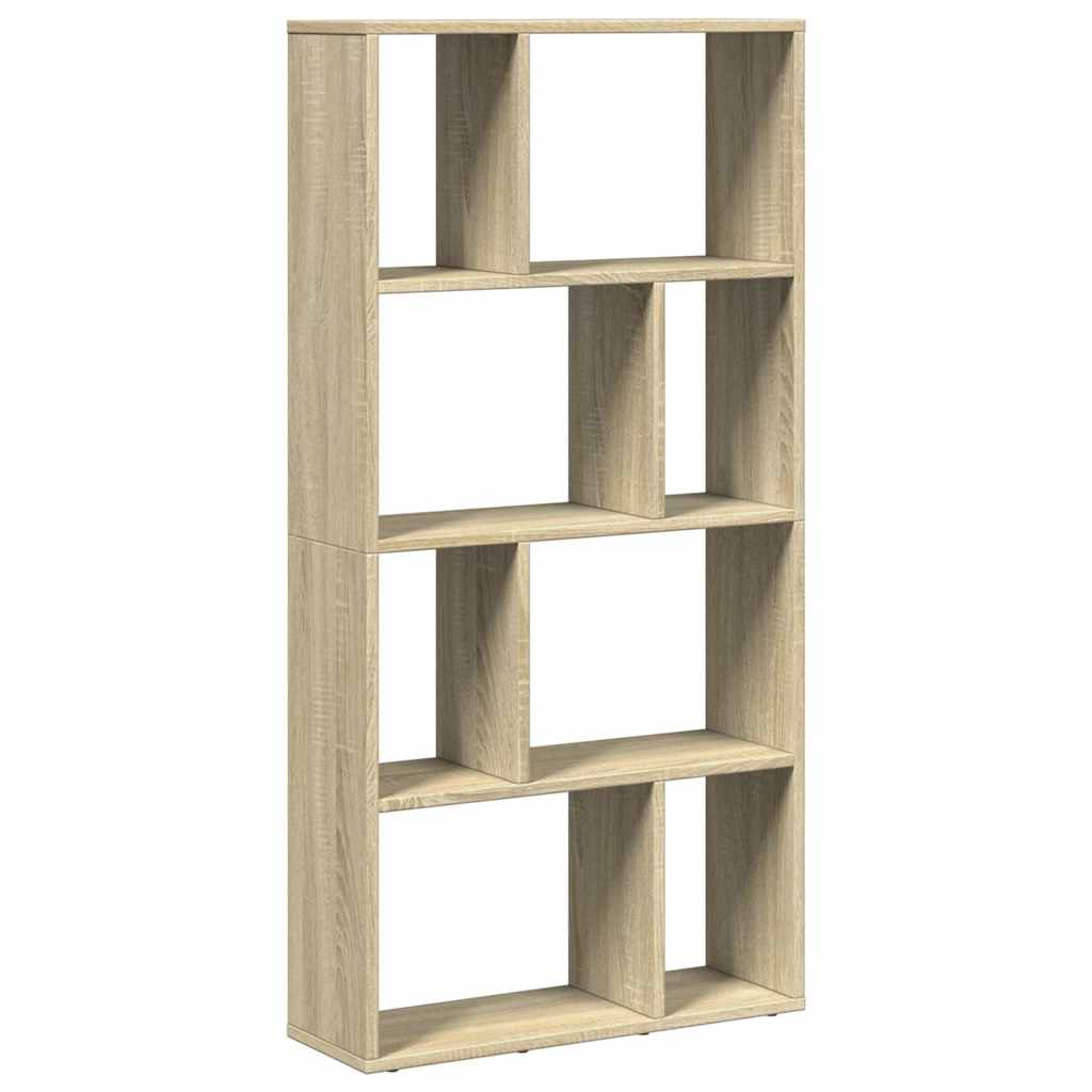 Bibliothèque chêne sonoma 60x20x120,5 cm bois d'ingénierie