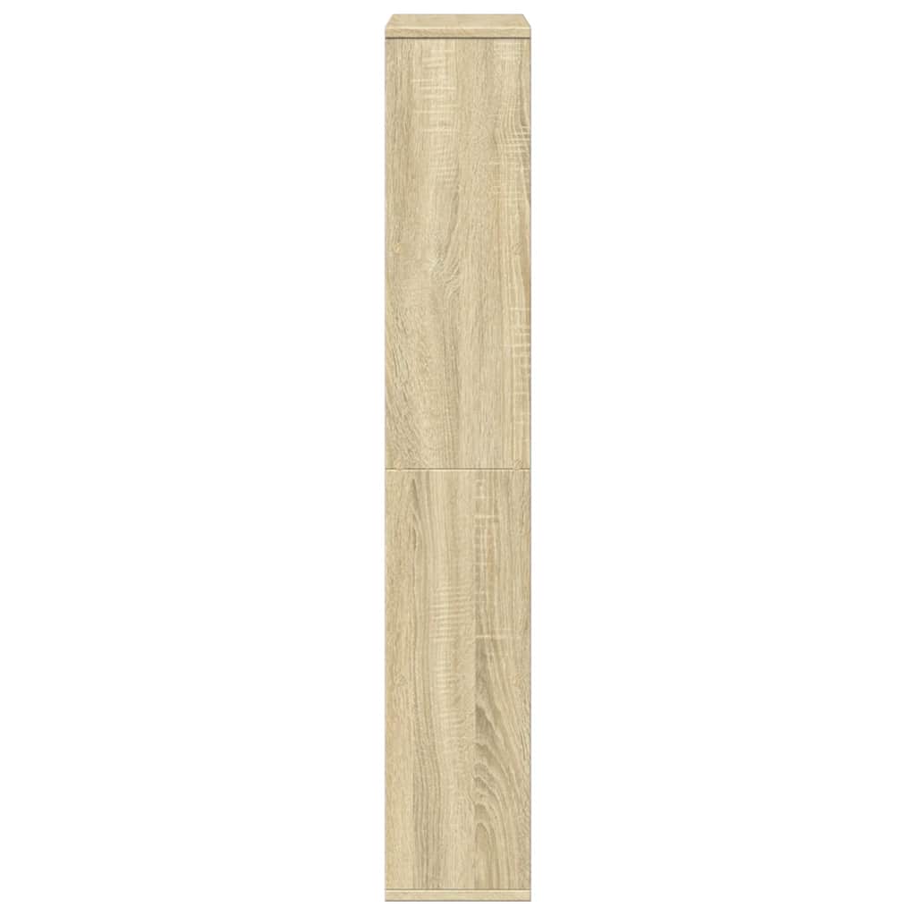 Bibliothèque chêne sonoma 60x20x120,5 cm bois d'ingénierie