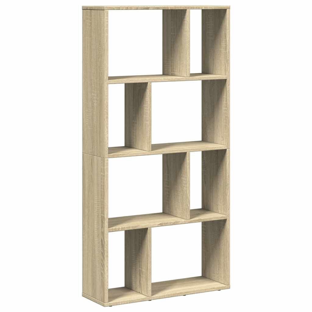 Bibliothèque chêne sonoma 60x20x120,5 cm bois d'ingénierie