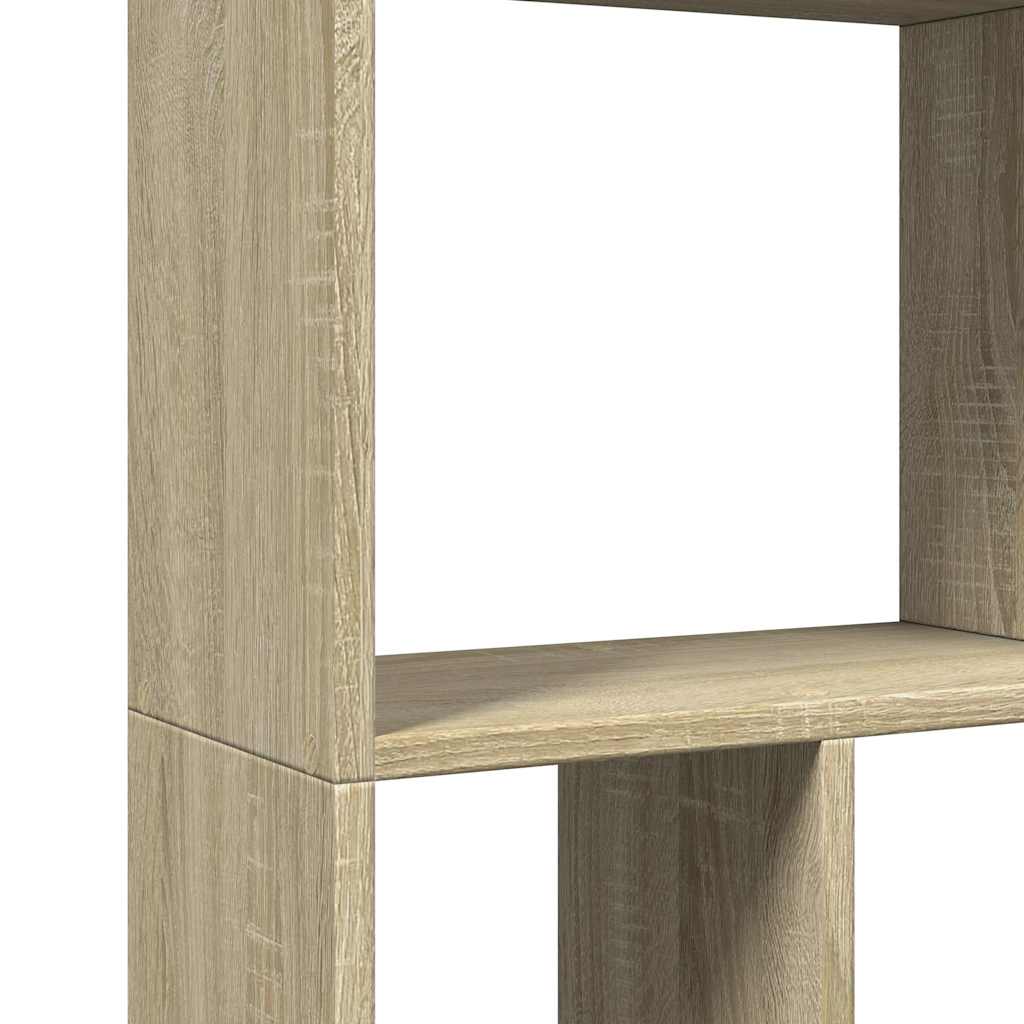 Bibliothèque chêne sonoma 60x20x120,5 cm bois d'ingénierie