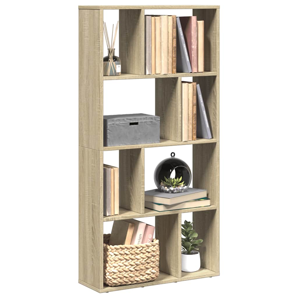 Bibliothèque chêne sonoma 60x20x120,5 cm bois d'ingénierie