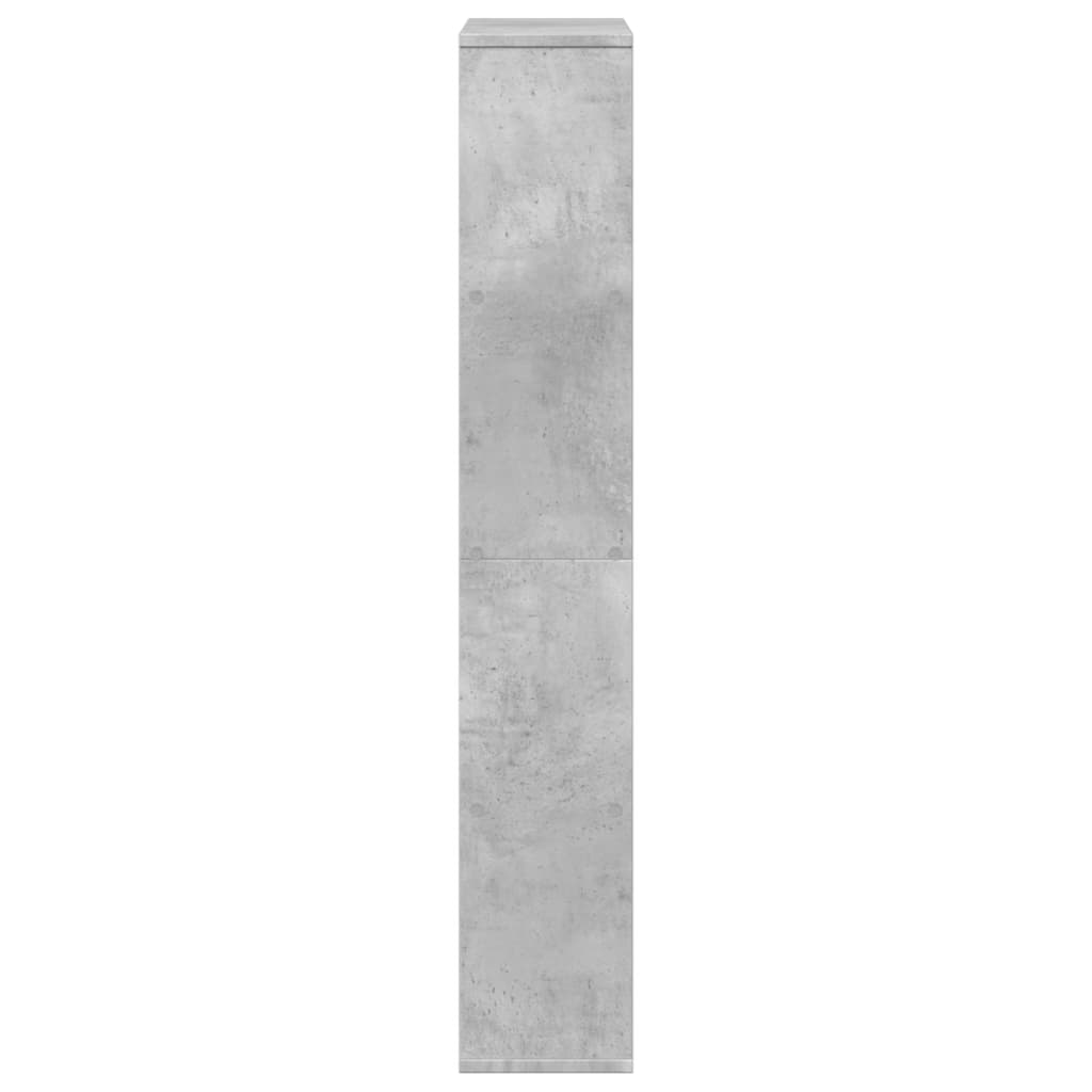 Bibliothèque gris béton 60x20x120 cm bois d'ingénierie - XIOS