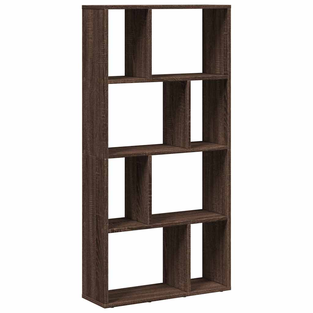 Bibliothèque chêne marron 60x20x120,5 cm bois d'ingénierie - XIOS