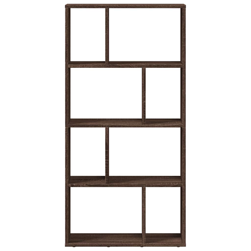 Bibliothèque chêne marron 60x20x120,5 cm bois d'ingénierie - XIOS