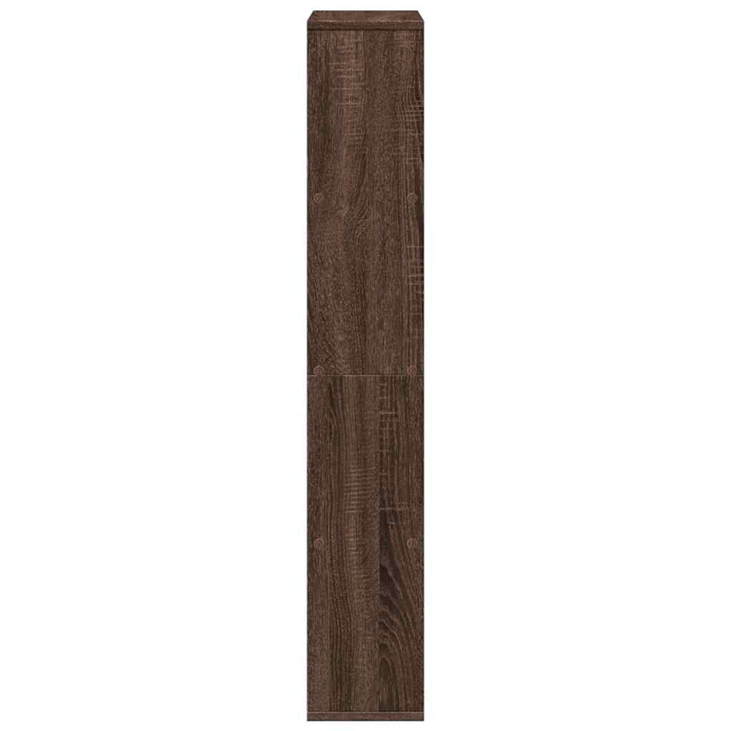 Bibliothèque chêne marron 60x20x120,5 cm bois d'ingénierie - XIOS