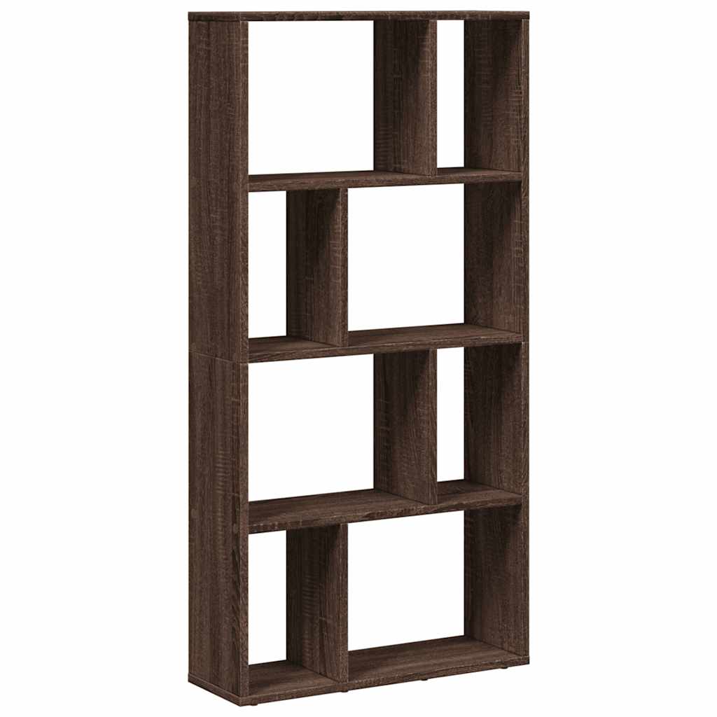 Bibliothèque chêne marron 60x20x120,5 cm bois d'ingénierie - XIOS