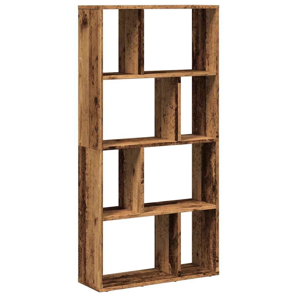 Bibliothèque vieux bois 60x20x120,5 cm bois d'ingénierie