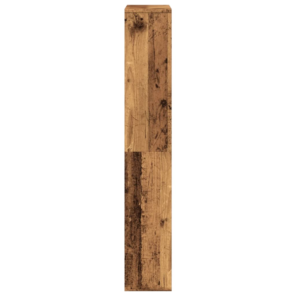 Bibliothèque vieux bois 60x20x120,5 cm bois d'ingénierie