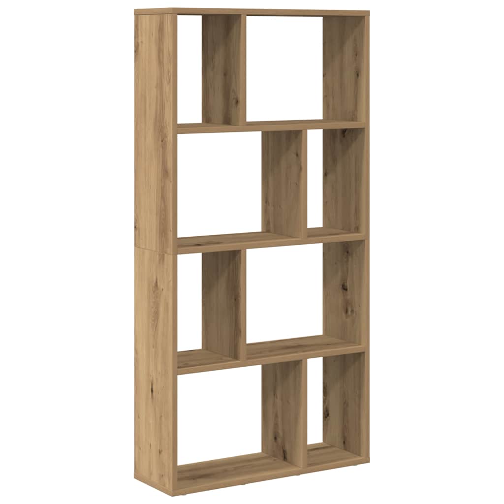 Bibliothèque chêne artisanal 60x20x120,5 cm bois d'ingénierie - XIOS