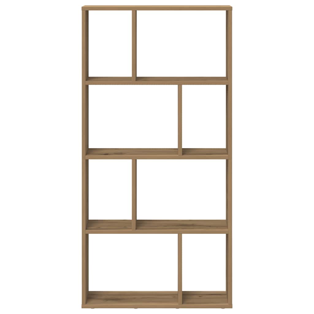 Bibliothèque chêne artisanal 60x20x120,5 cm bois d'ingénierie - XIOS