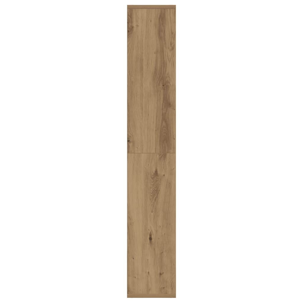 Bibliothèque chêne artisanal 60x20x120,5 cm bois d'ingénierie - XIOS