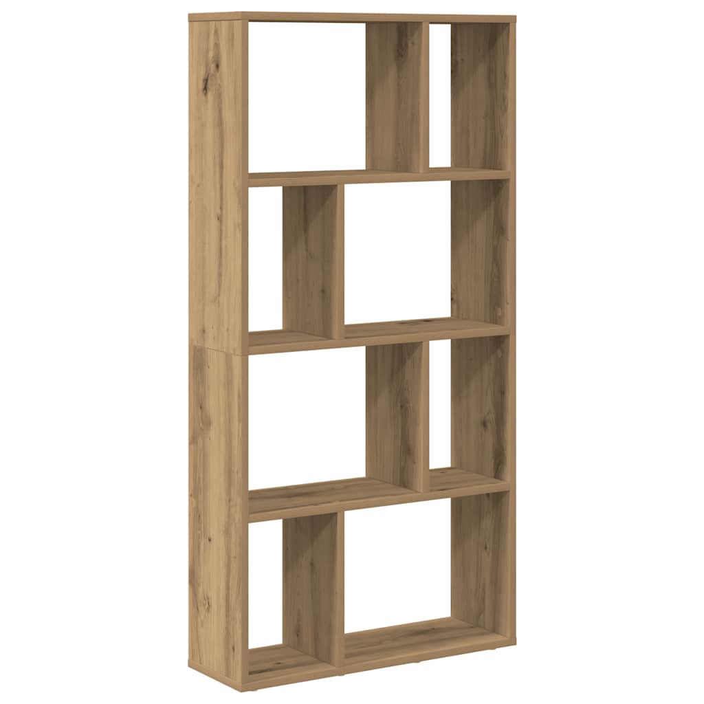 Bibliothèque chêne artisanal 60x20x120,5 cm bois d'ingénierie - XIOS