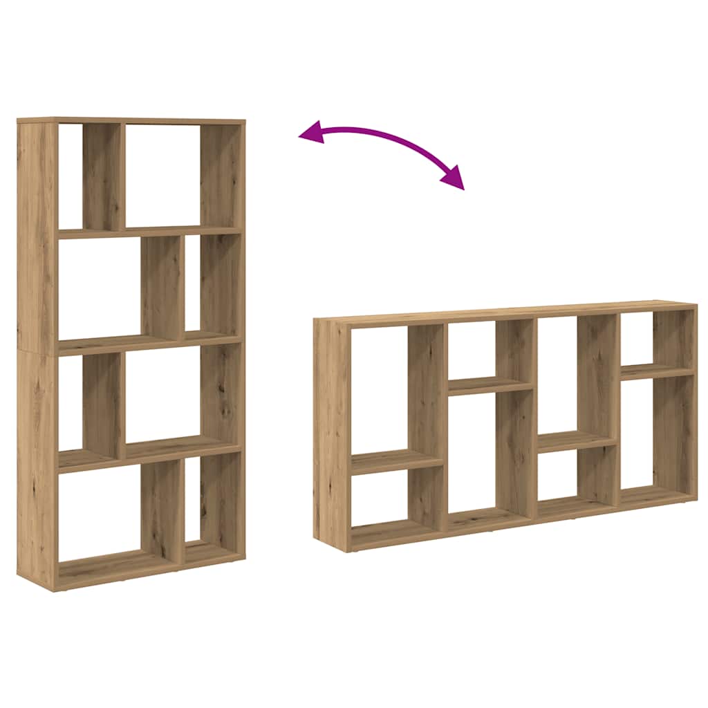 Bibliothèque chêne artisanal 60x20x120,5 cm bois d'ingénierie - XIOS