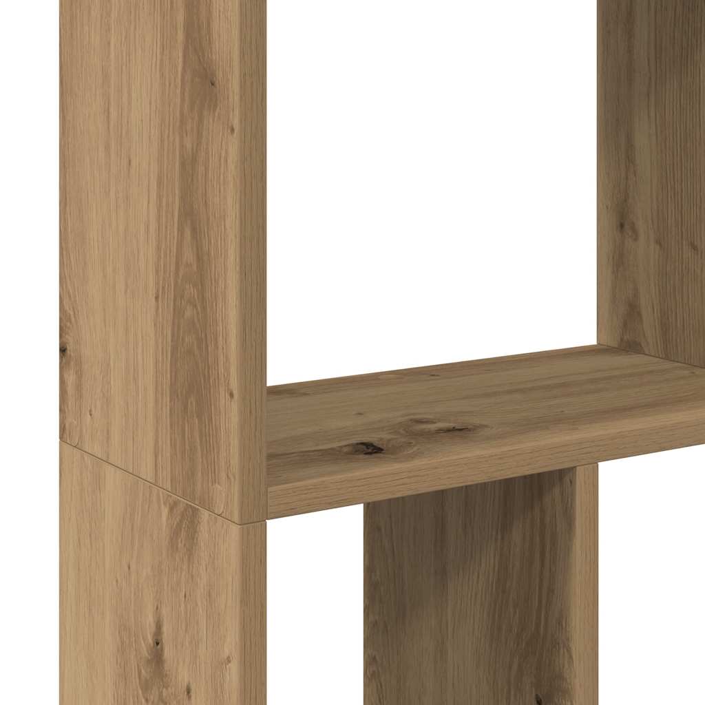 Bibliothèque chêne artisanal 60x20x120,5 cm bois d'ingénierie - XIOS