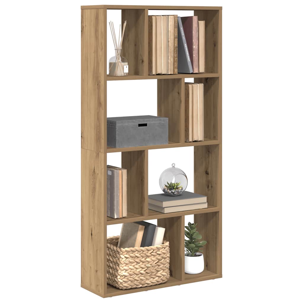 Bibliothèque chêne artisanal 60x20x120,5 cm bois d'ingénierie - XIOS