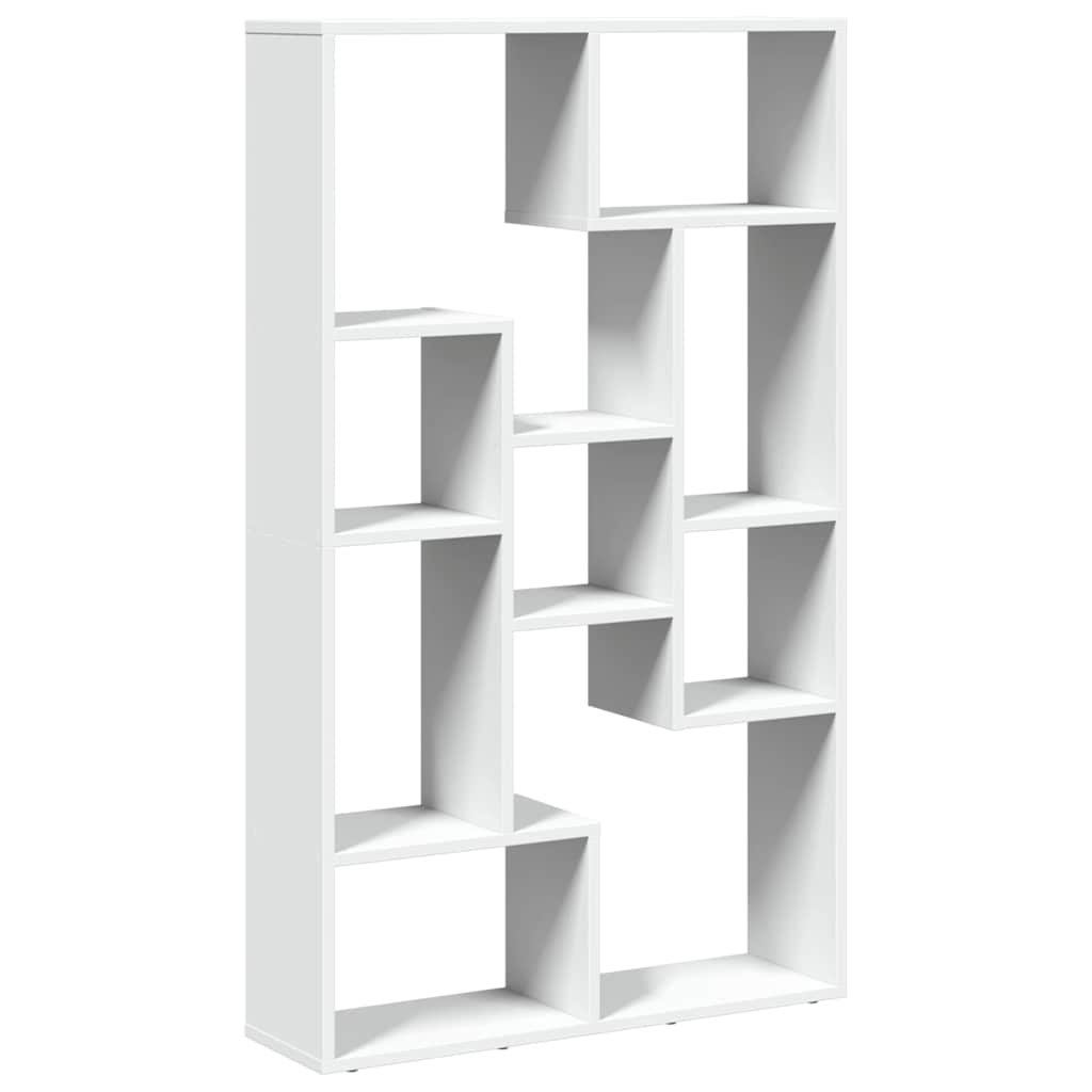 Bibliothèque blanc 72x20x120,5 cm bois d'ingénierie - XIOS